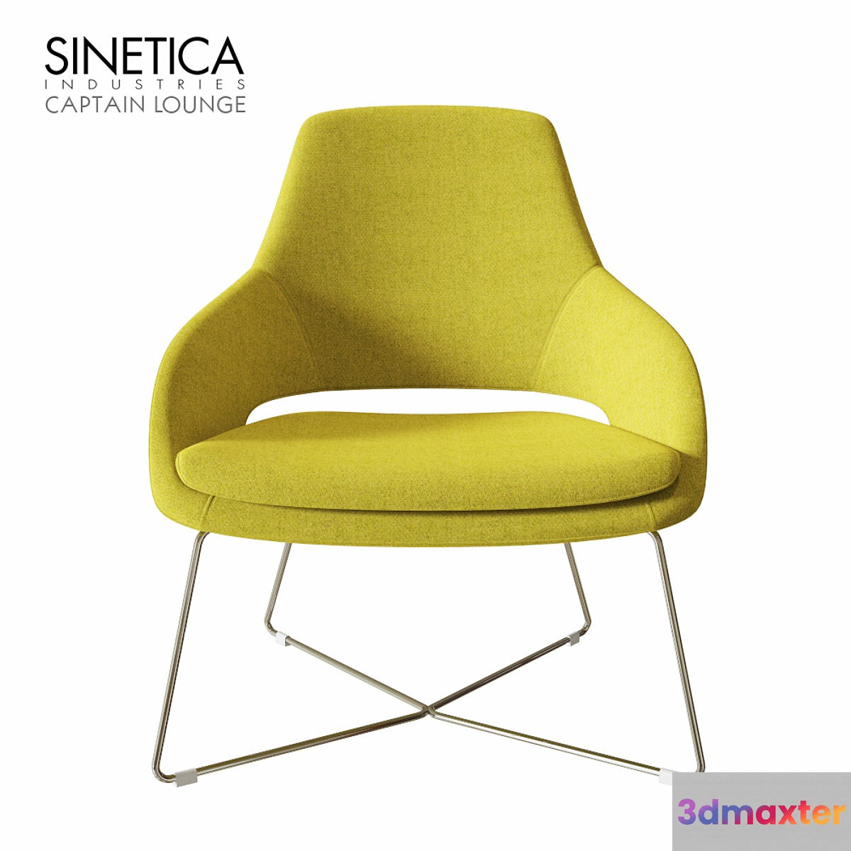 Armchair SINETICA Captain Lounge 3D Max