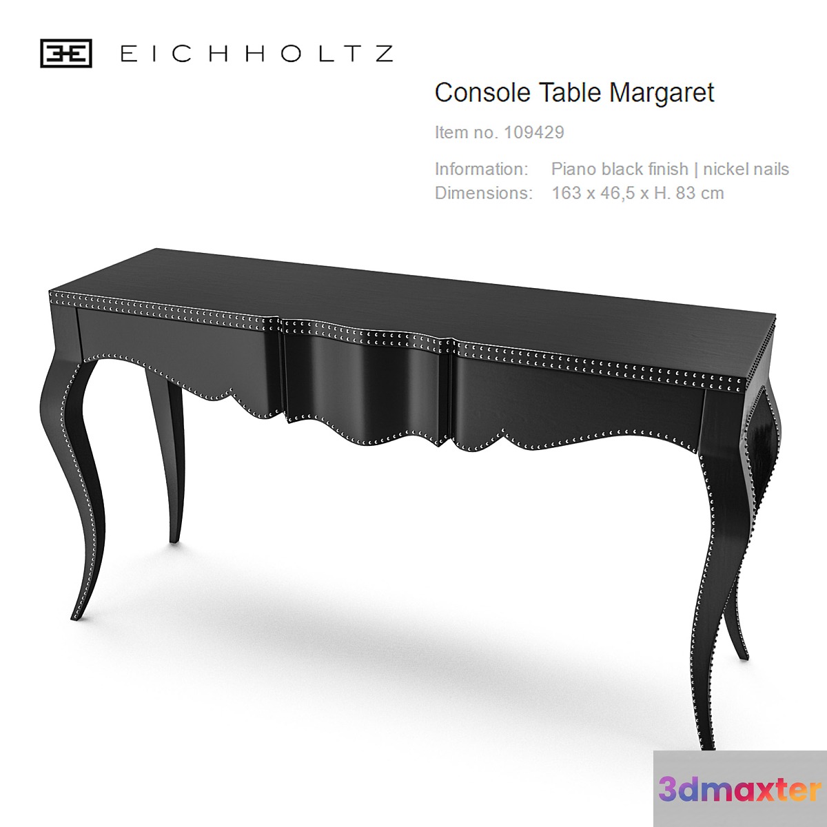 Eichholtz Console Table Margaret 3D Max