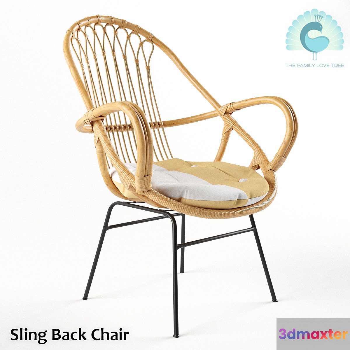 Sling Back Chair Natural - No.3