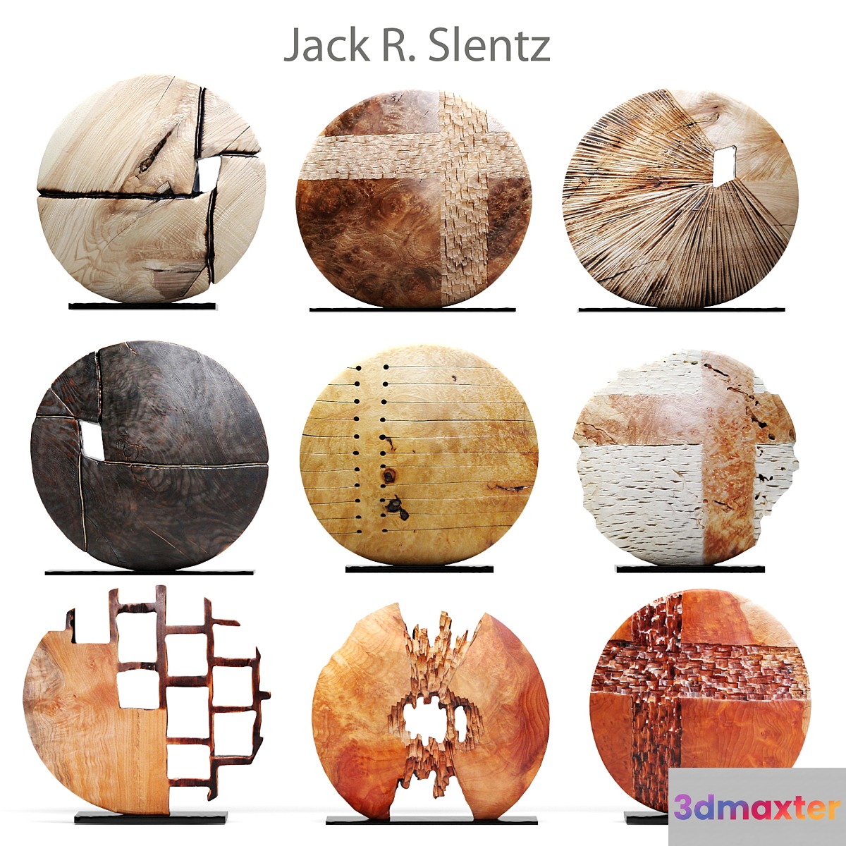 Jack Slentz decor sculpture woodcarving figurine - No.2