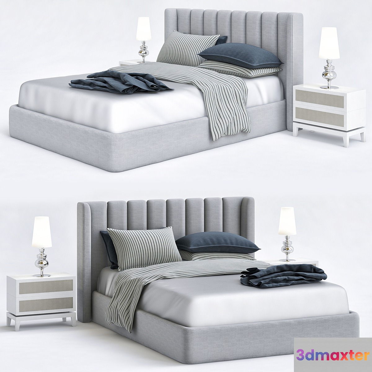Mitchell gold bob williams bedroom 3D Max