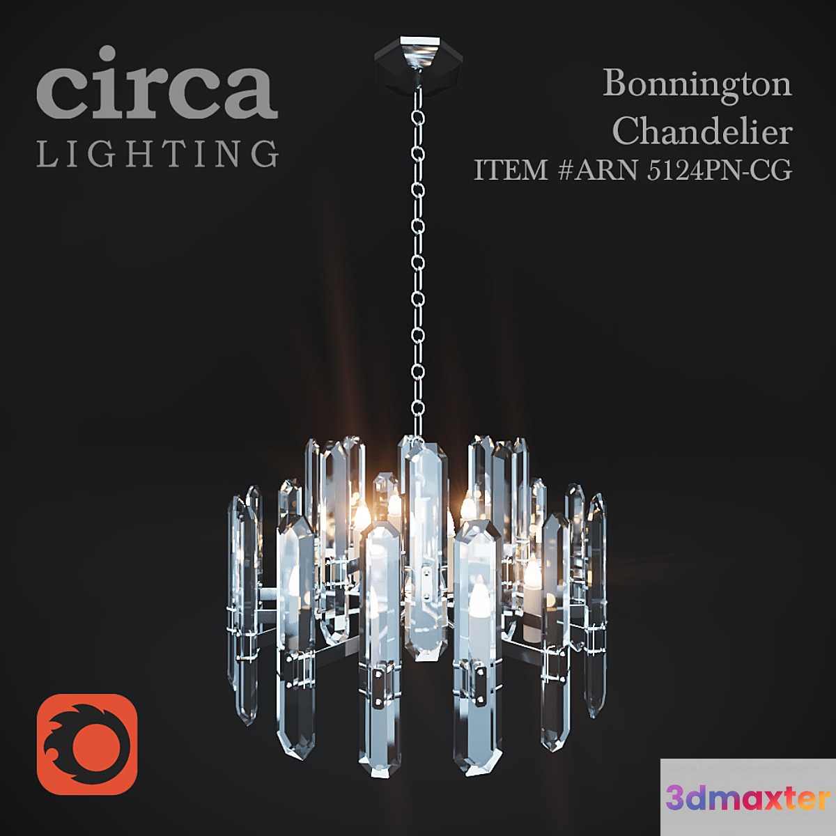Chandelier Circa Bonnington Chandelier - No.3