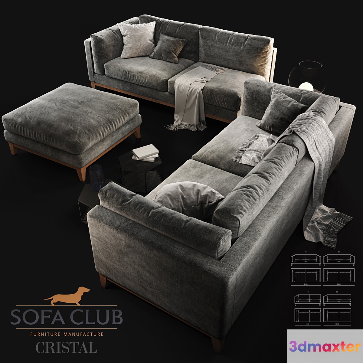 Sofa Cristal Sofa Club - No.2