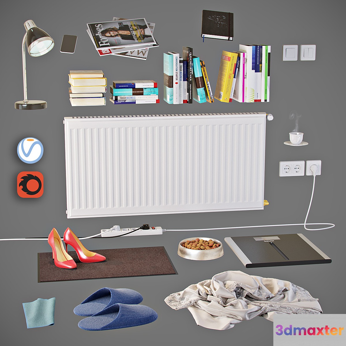 Set details for the revitalization of the interior 3D Max