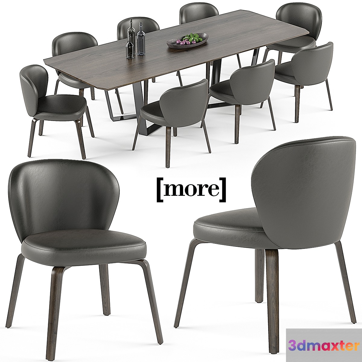 Mudi chair and Pero table set