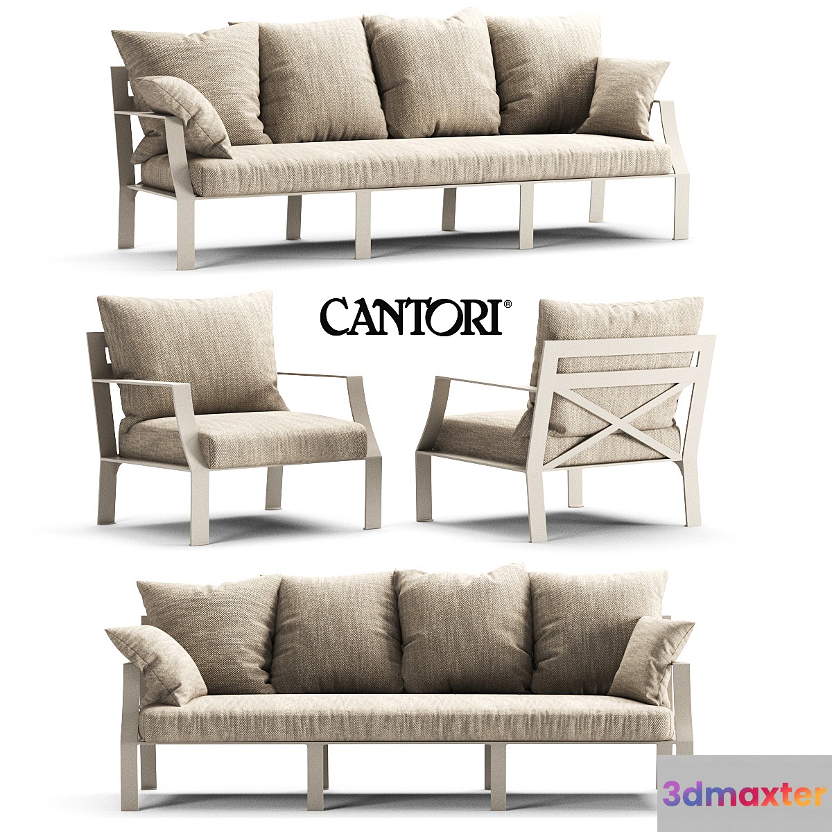 Cantori Re Sole 3D Max