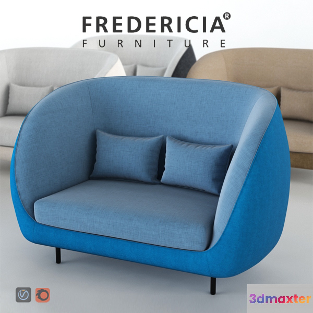 SOFA HAIKU 3D Max