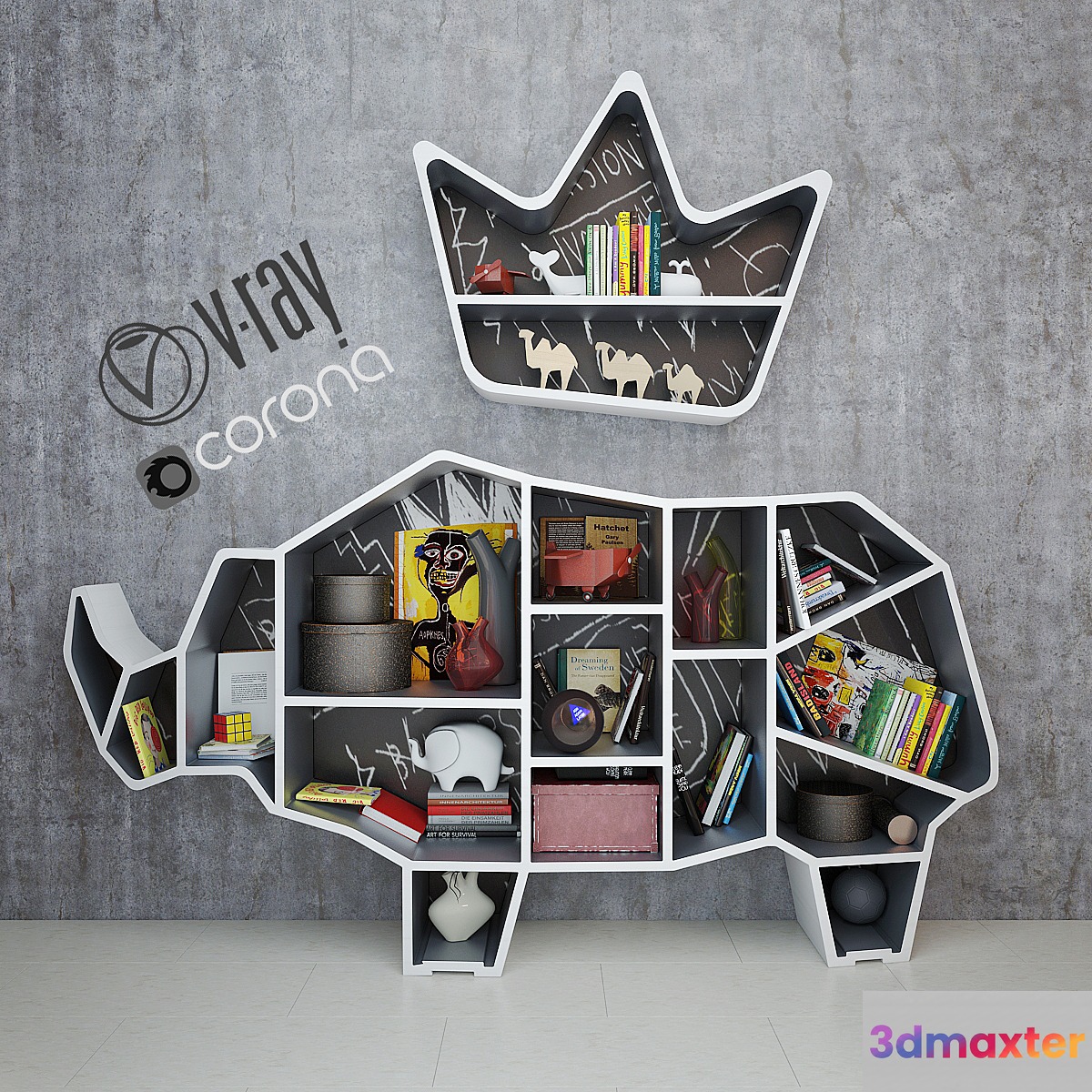 Rhino Bookshelf - No.2