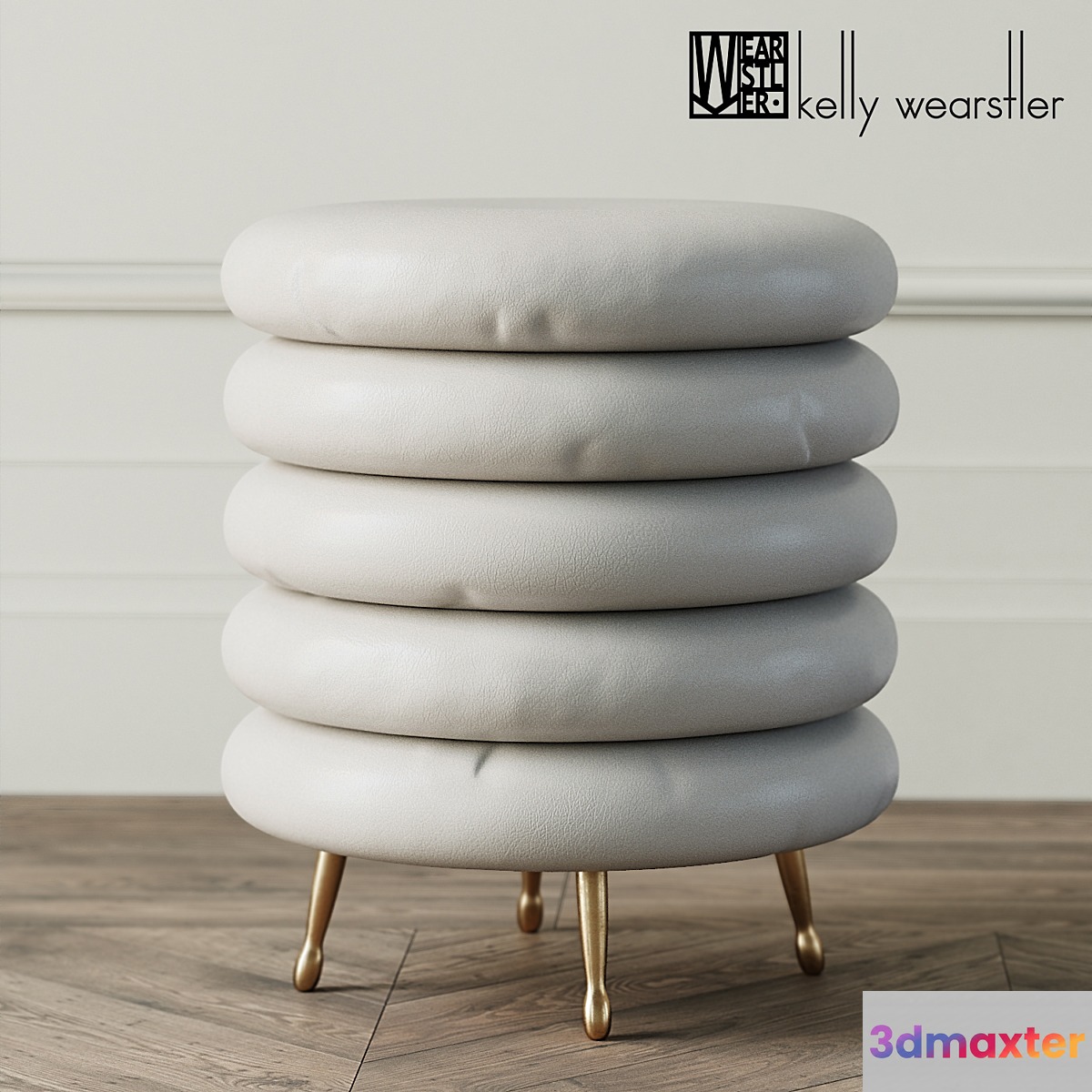 LAUREL STOOL by Kelly Wearstler 3D Max