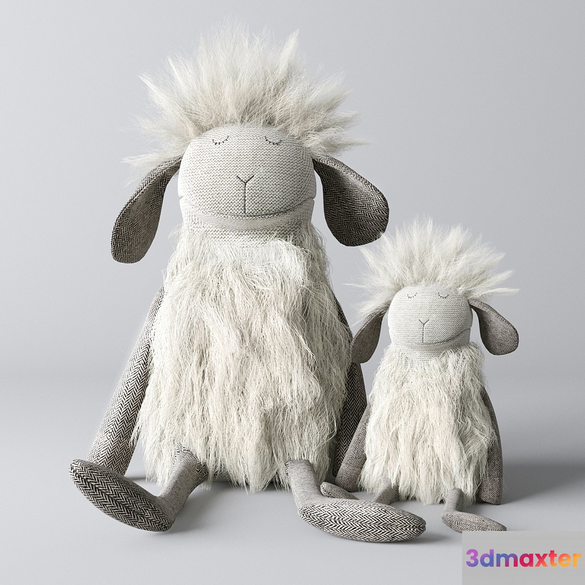 Plush sheep 3D Max