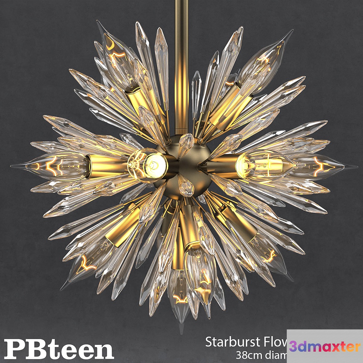 PBteen - Starburst Flower Pendant