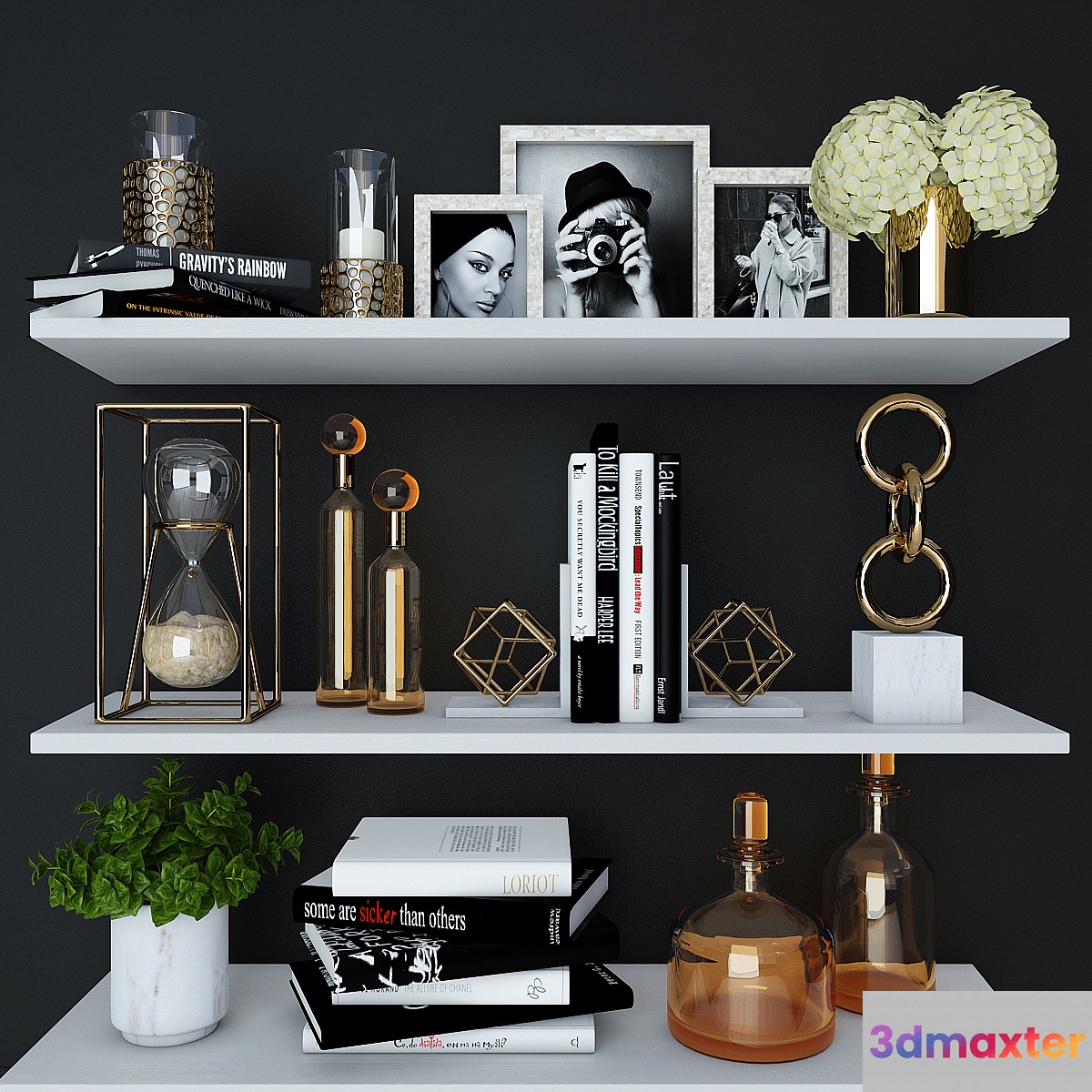 Decorative set 14 3D Max