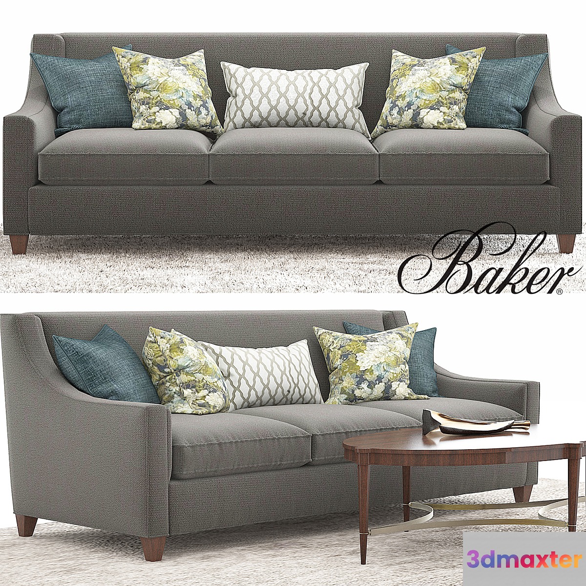 Baker_Berkley Sofa _Olivia _Coffee Table