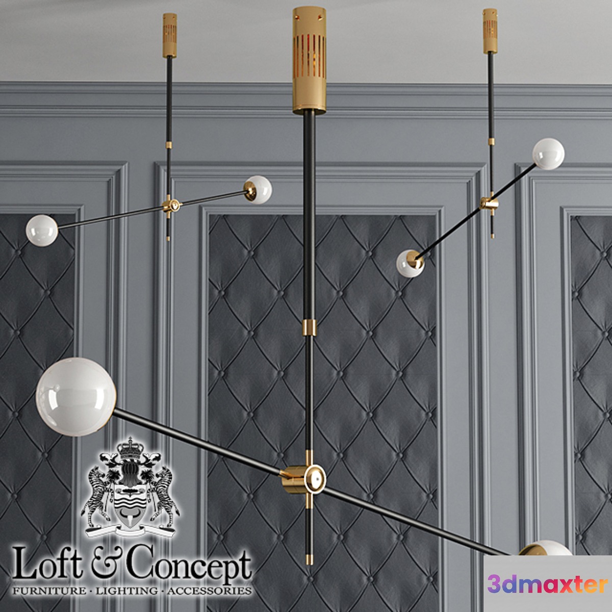 Chandelier Bullarum Si-2 Chandelier 3D Max