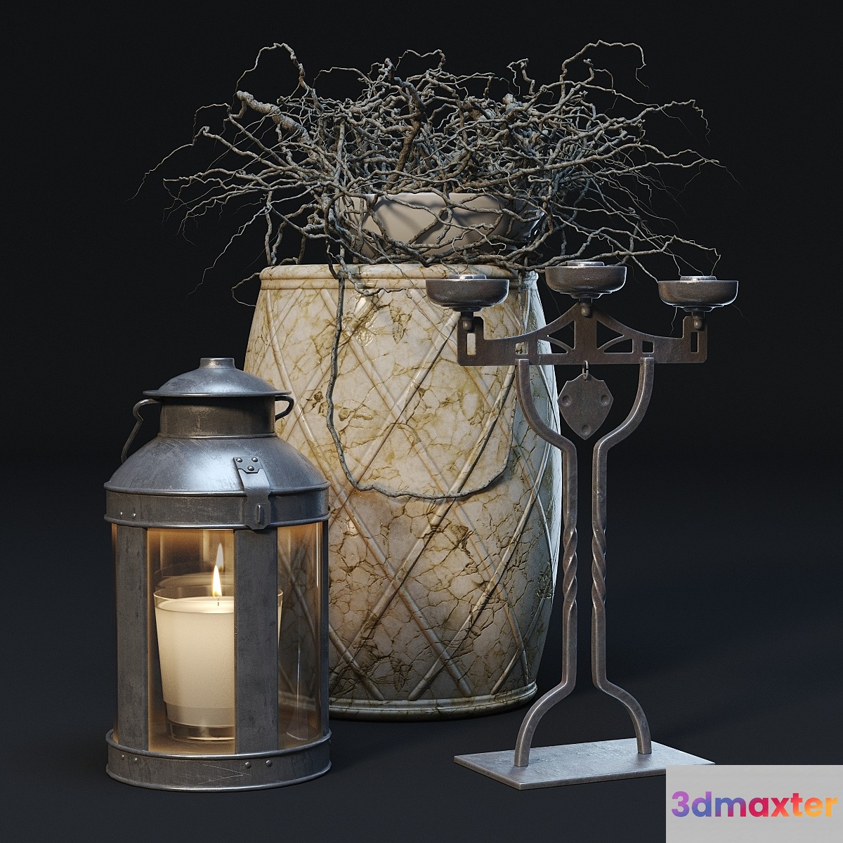 Decorative set 3D Max
