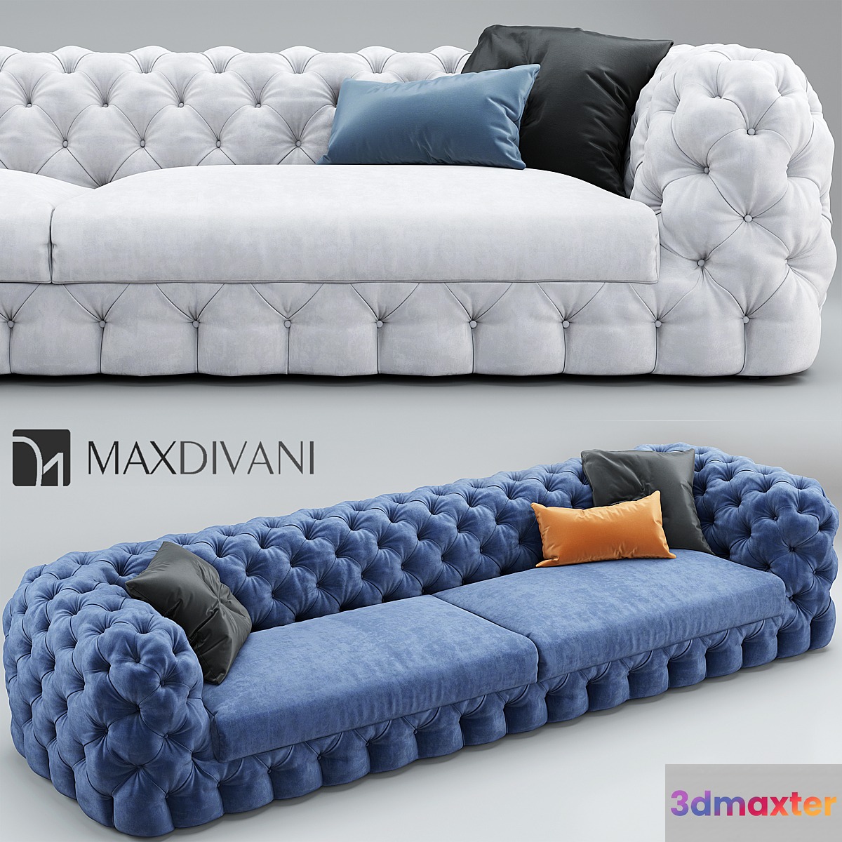 Sofa MaxDivani AUTOGRAFO Tufted - No.2