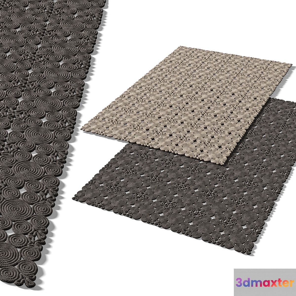 Knitted Rug 3D Max