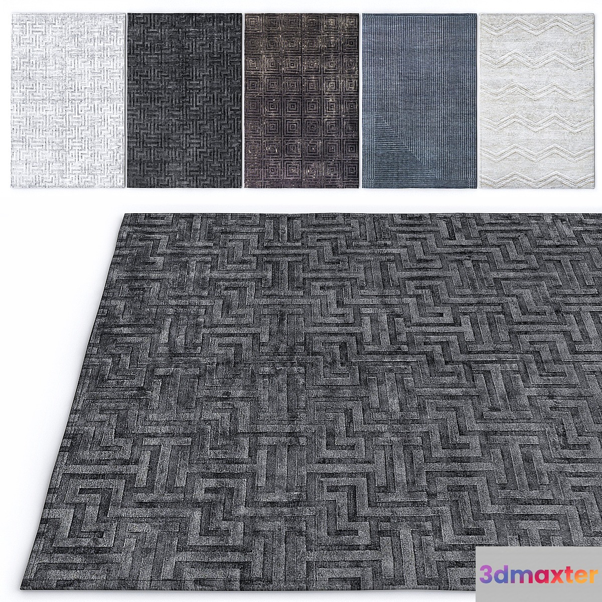 Geometric Rugs №2 3D Max