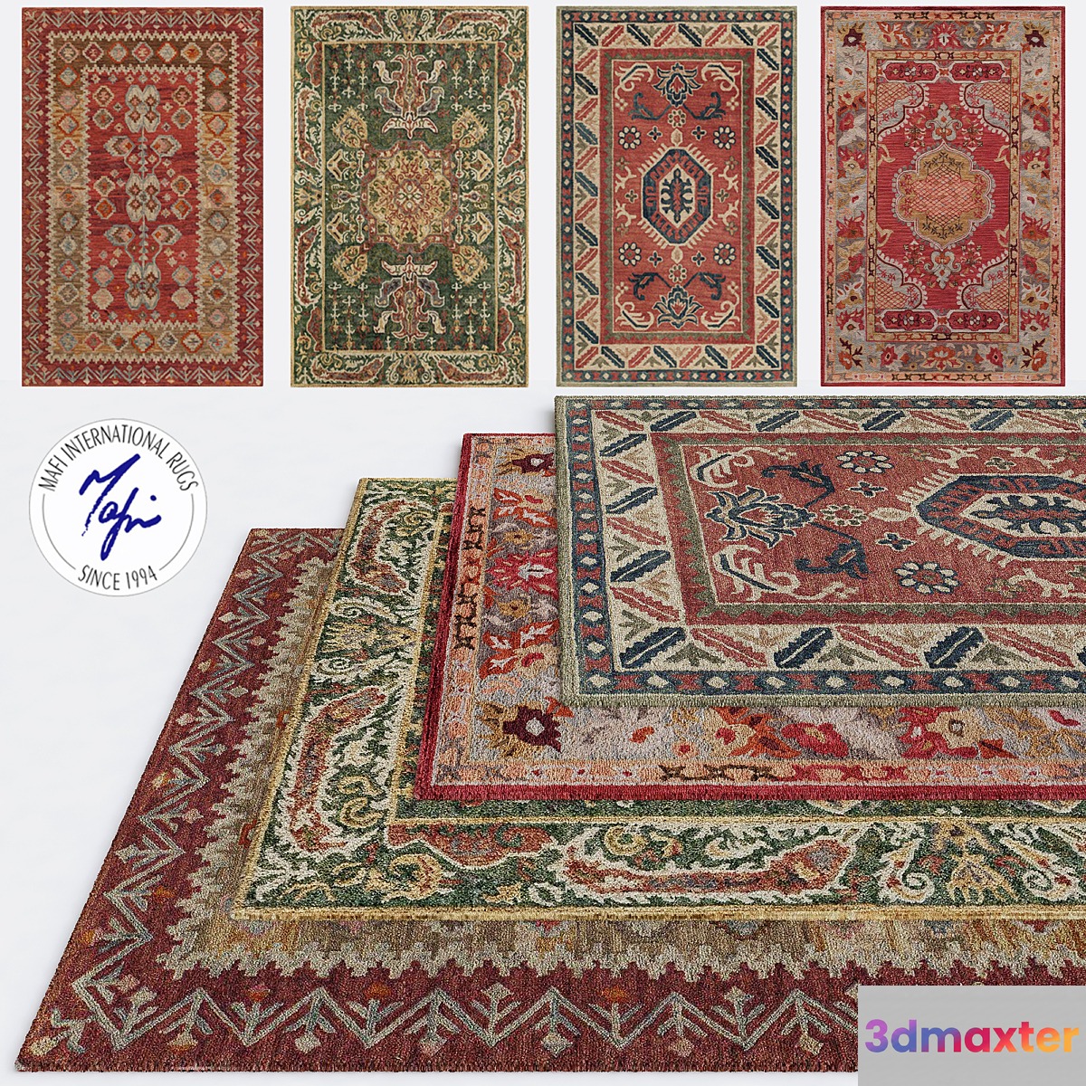 Carpets from Mafi international rugs 3D Max