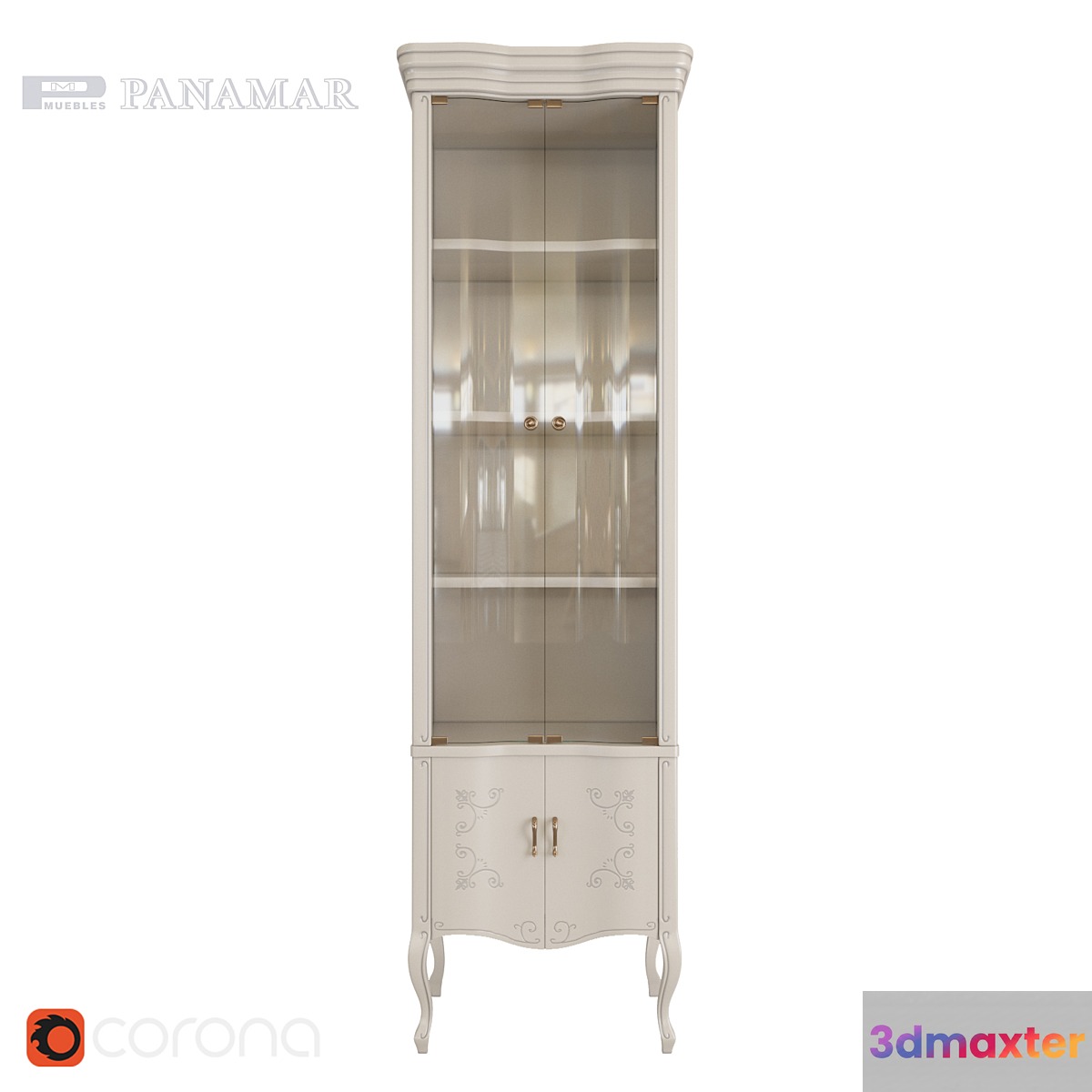 Panamar bookcase 725.001.P 3D Max