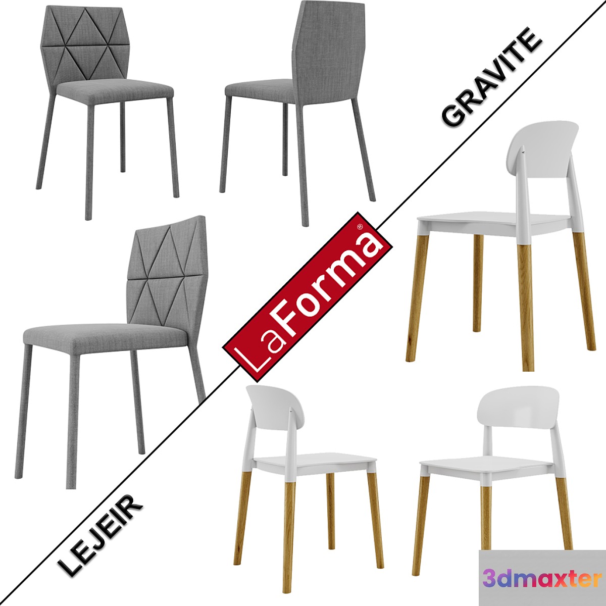 laForma Lejeir Gravite chairs