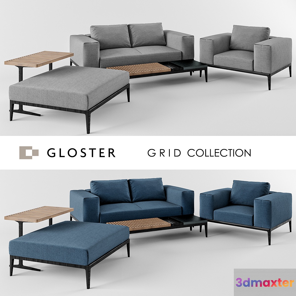 Gloster Grid Set 3D Max