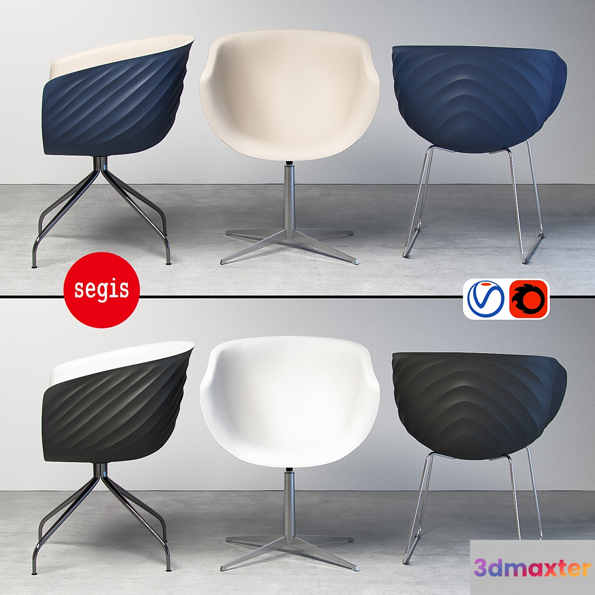 Armchair DERBY Segis 3D Max