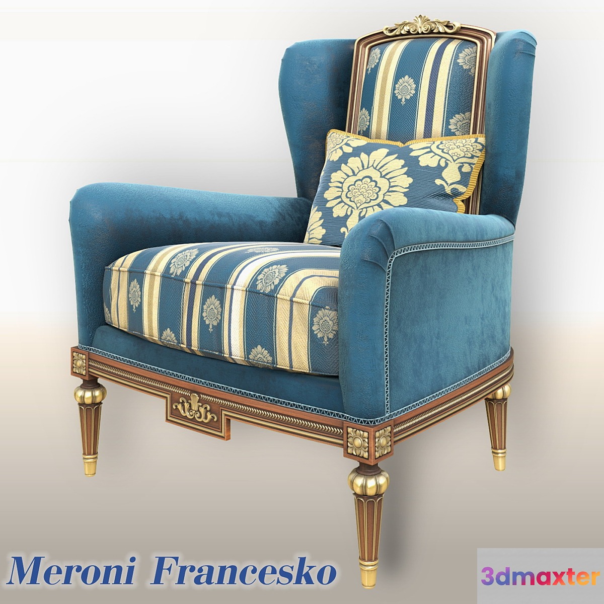 Armchair Salotti of Meroni Francesco 3D Max