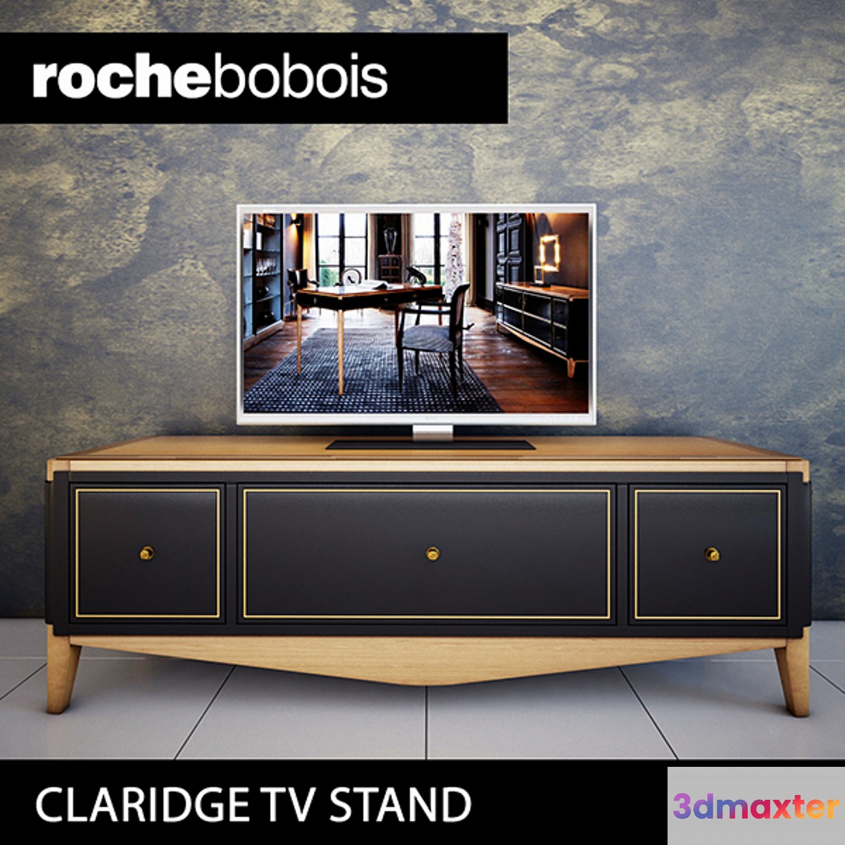 Roche Bobois Claridge Tv Unit 3D Max