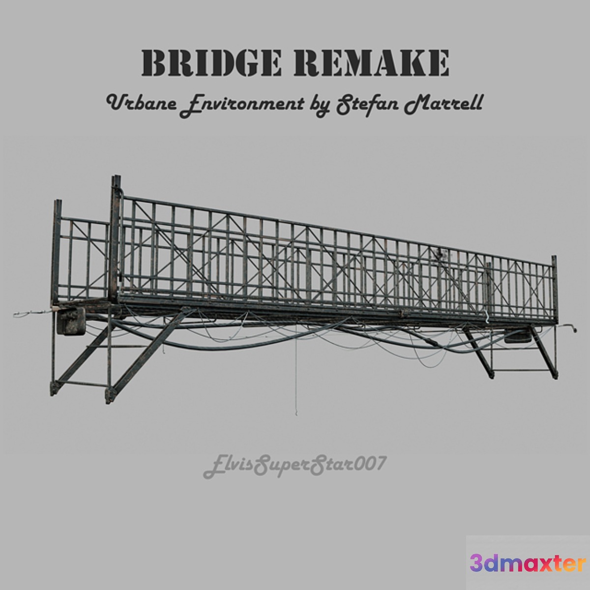 Bridge remake by Stefan Morrell _ Old Bridge 3D Max
