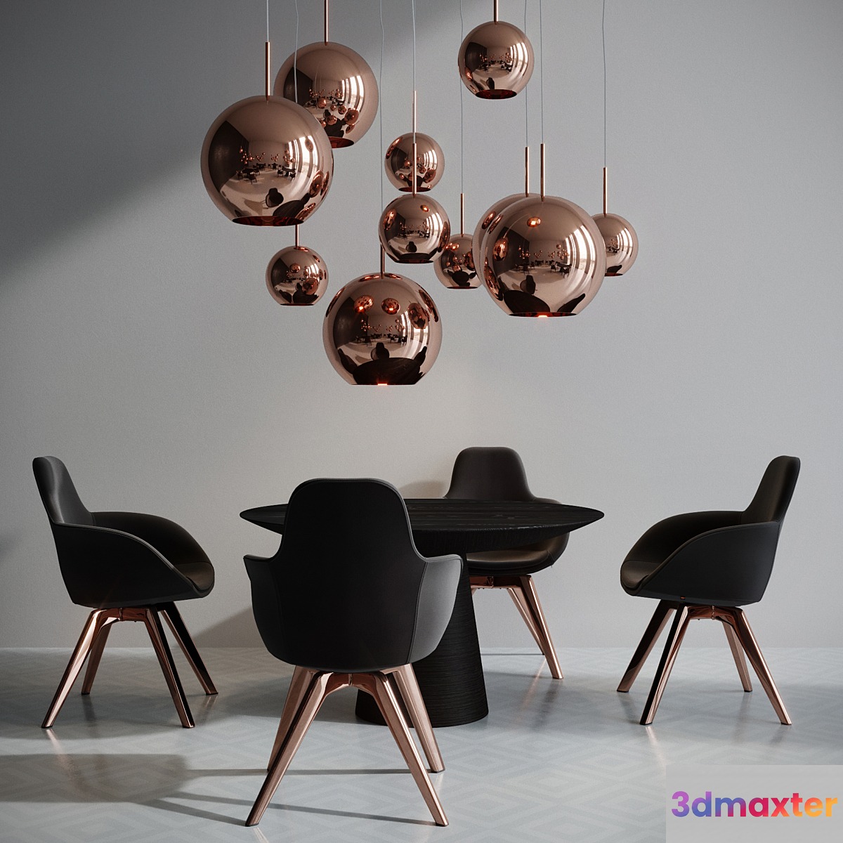 Tom Dixon Set 3D Max