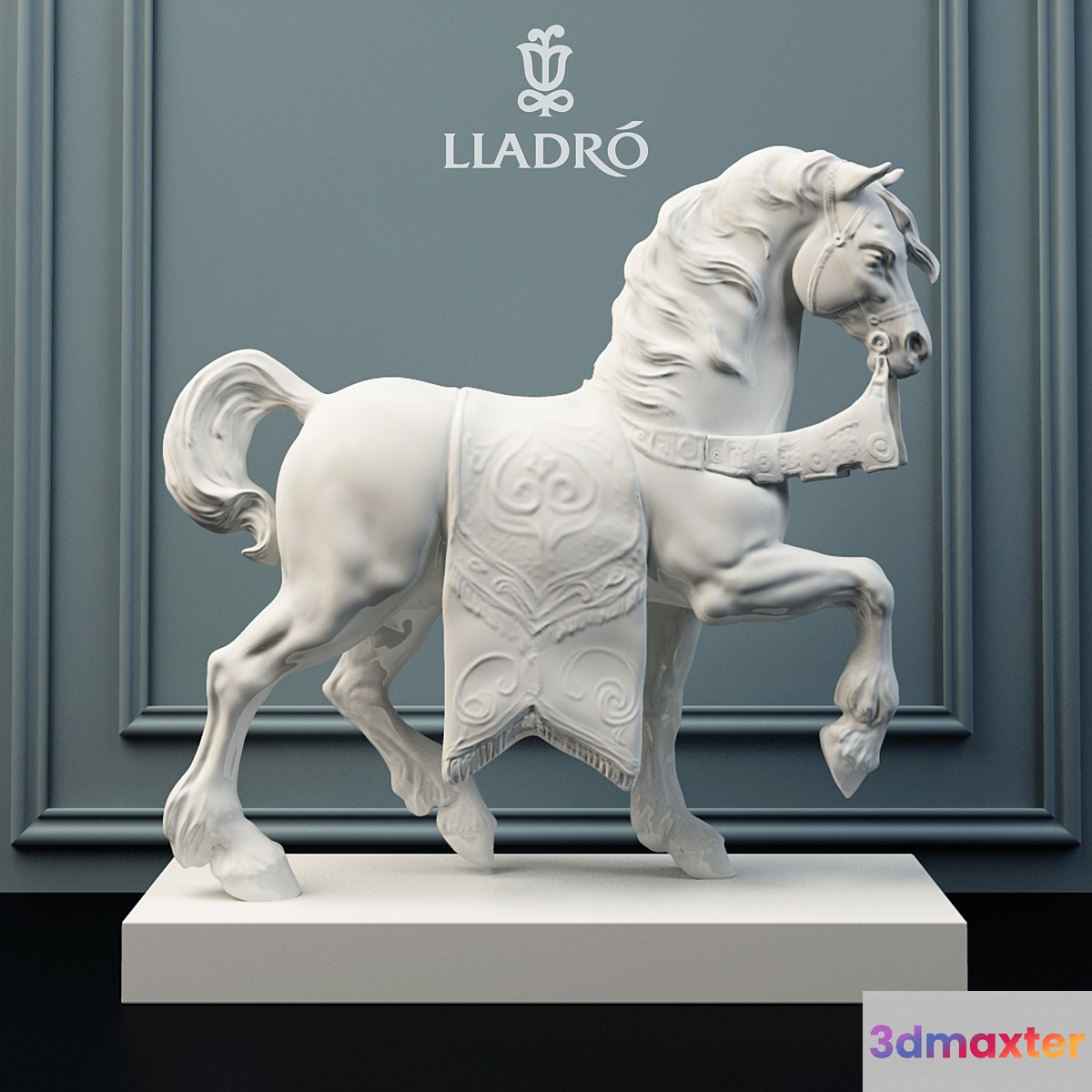 Lladro sculpture palace horse.