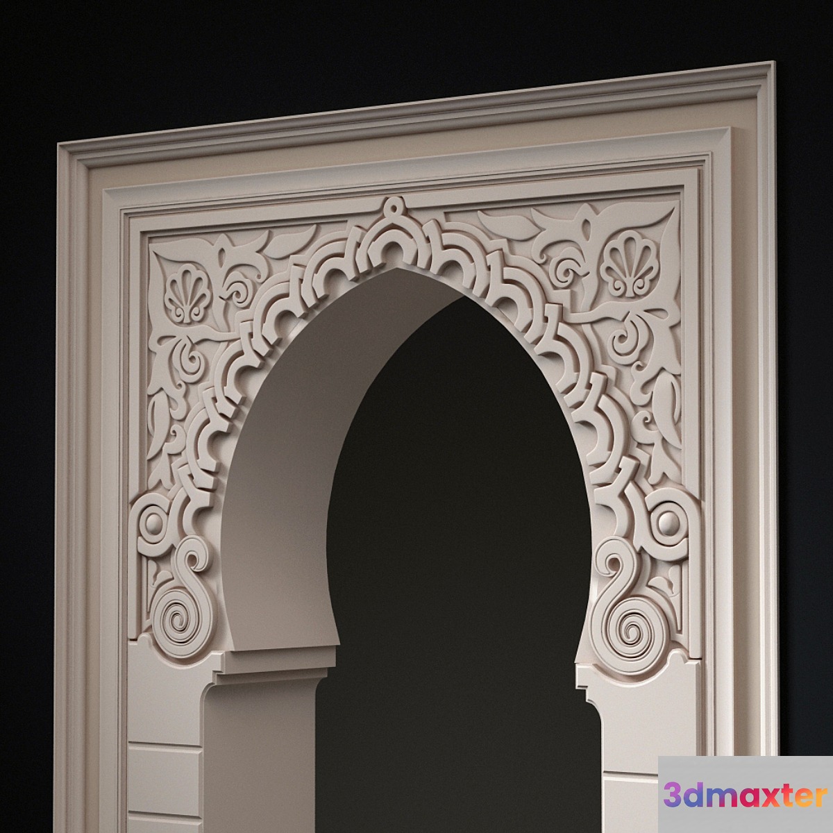 Arch in the Andalusian style 3D Max