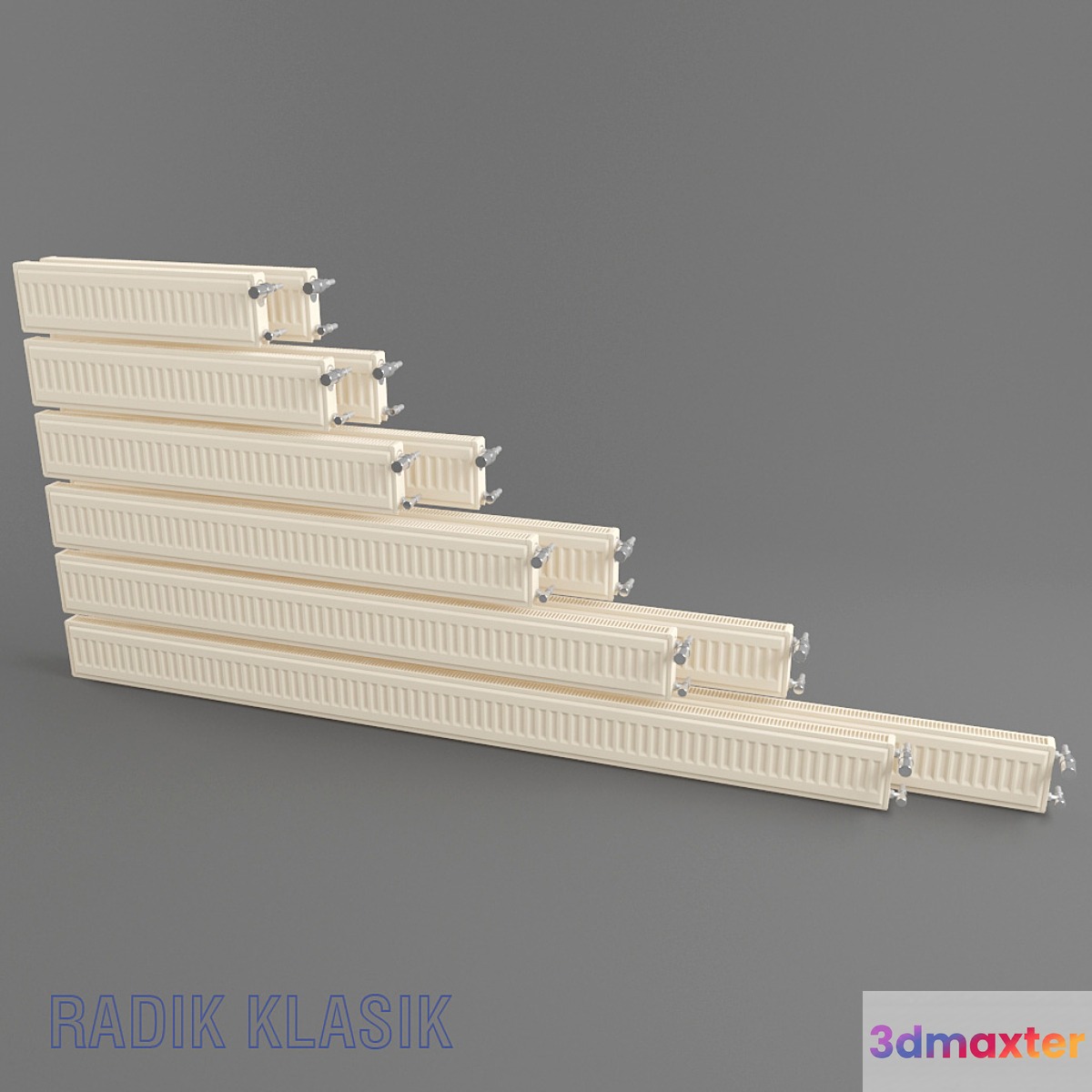 KORADO RADIK KLASIK type 20 height 200mm 3D Max