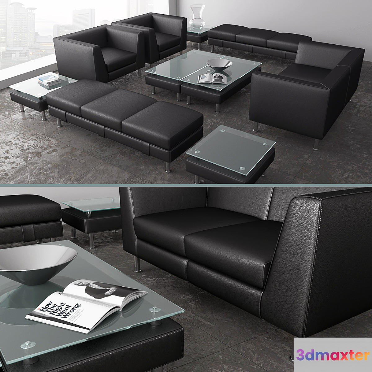 CUBE Hunts Office 3D Max