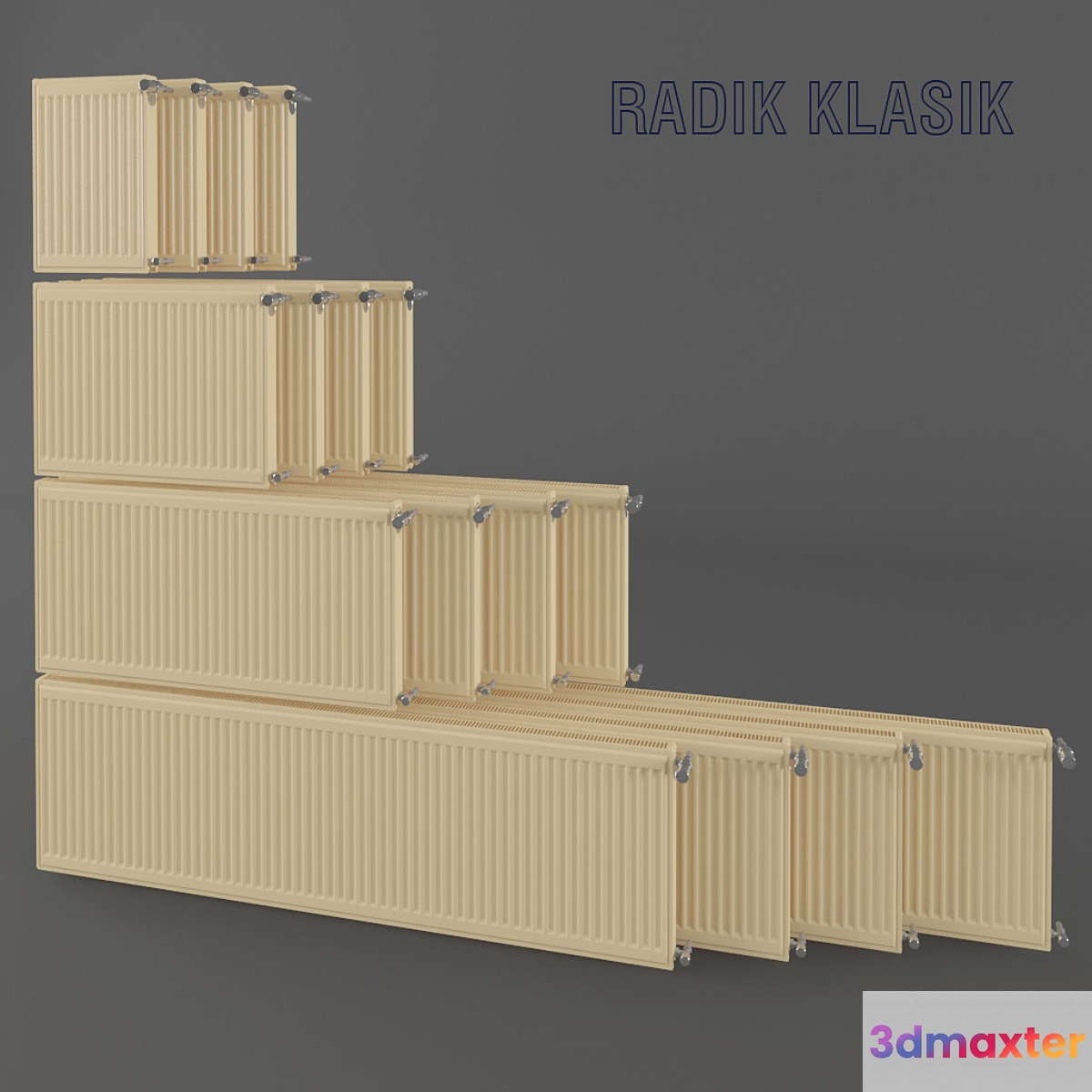 KORADO RADIK KLASIK type 20 height 600mm 3D Max