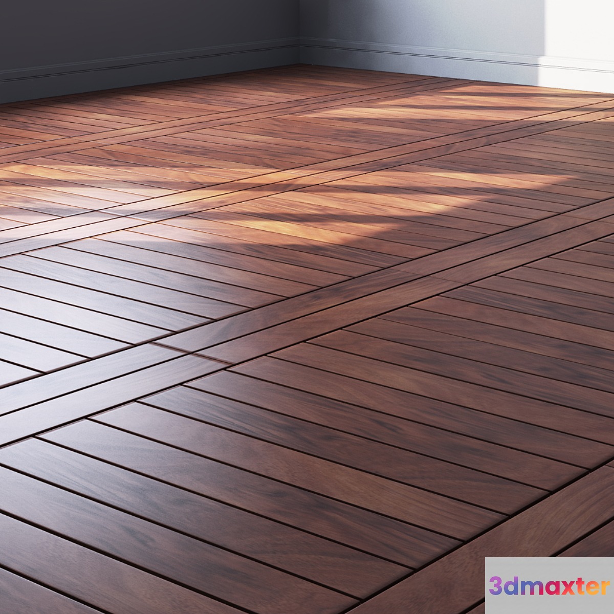 Decking Merbau 3D Max