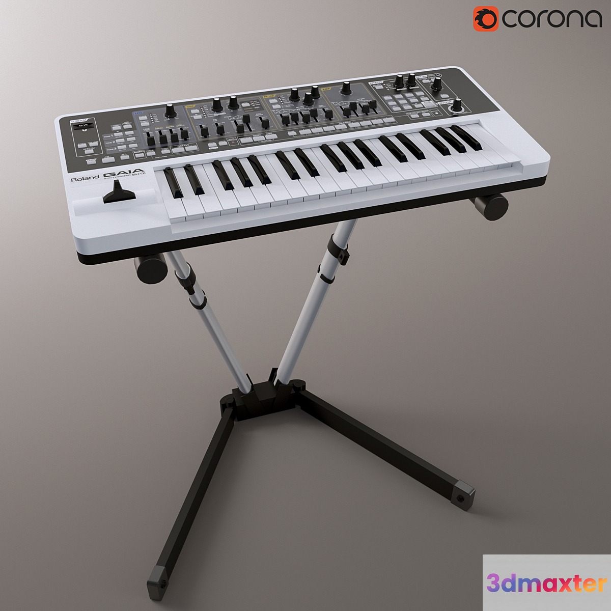 Roland Gaia SH-01 3D Max