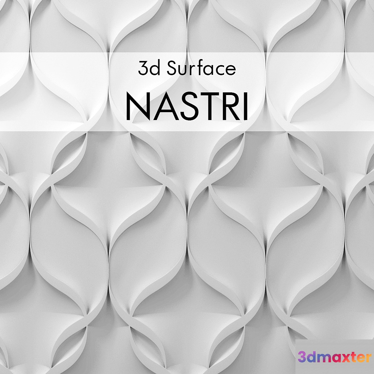 Decorative panels 3D Surface NASTRI 3D Max