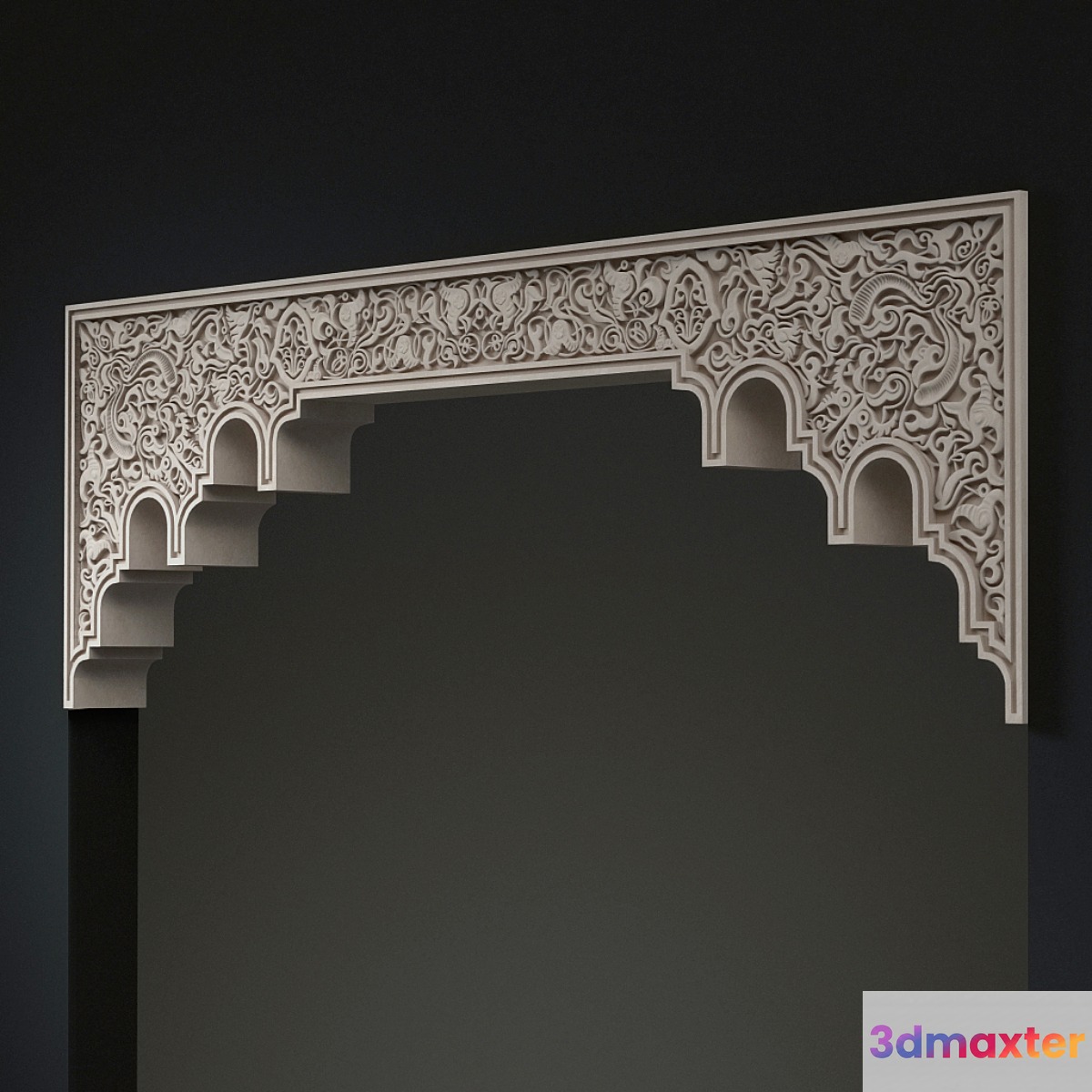 Arch in the Andalusian style