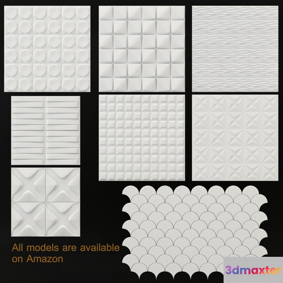 3D Wall Panel Collection Part-2 3D Max