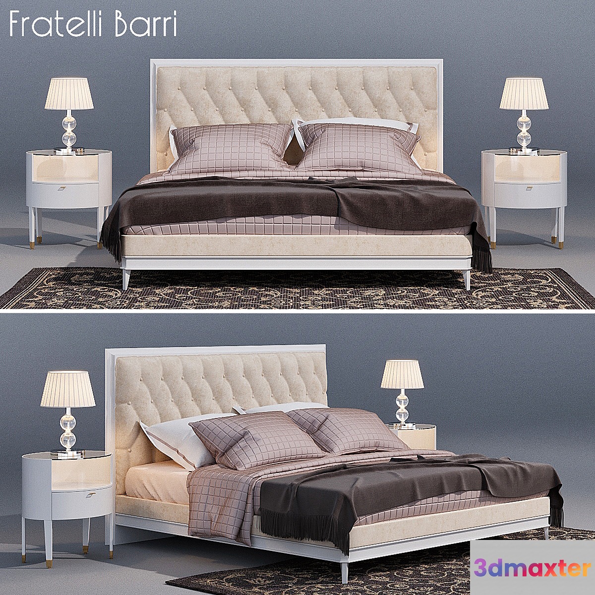 Bed Fratelli Barri Mestre 3D Max