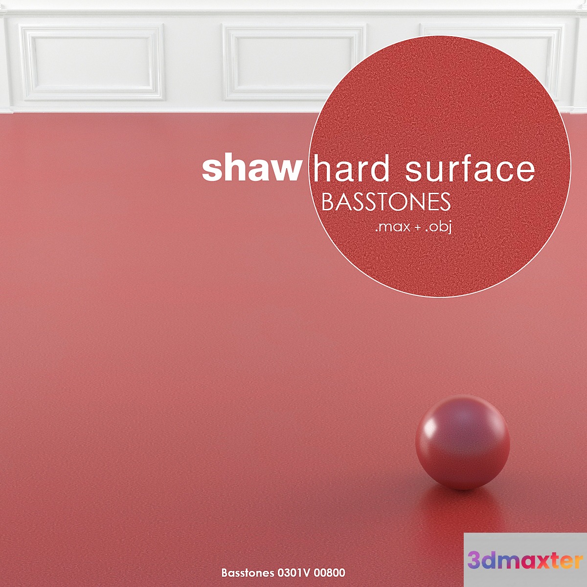 Shaw Hard Surface Homogeneous Basstones Vinyl 3D Max