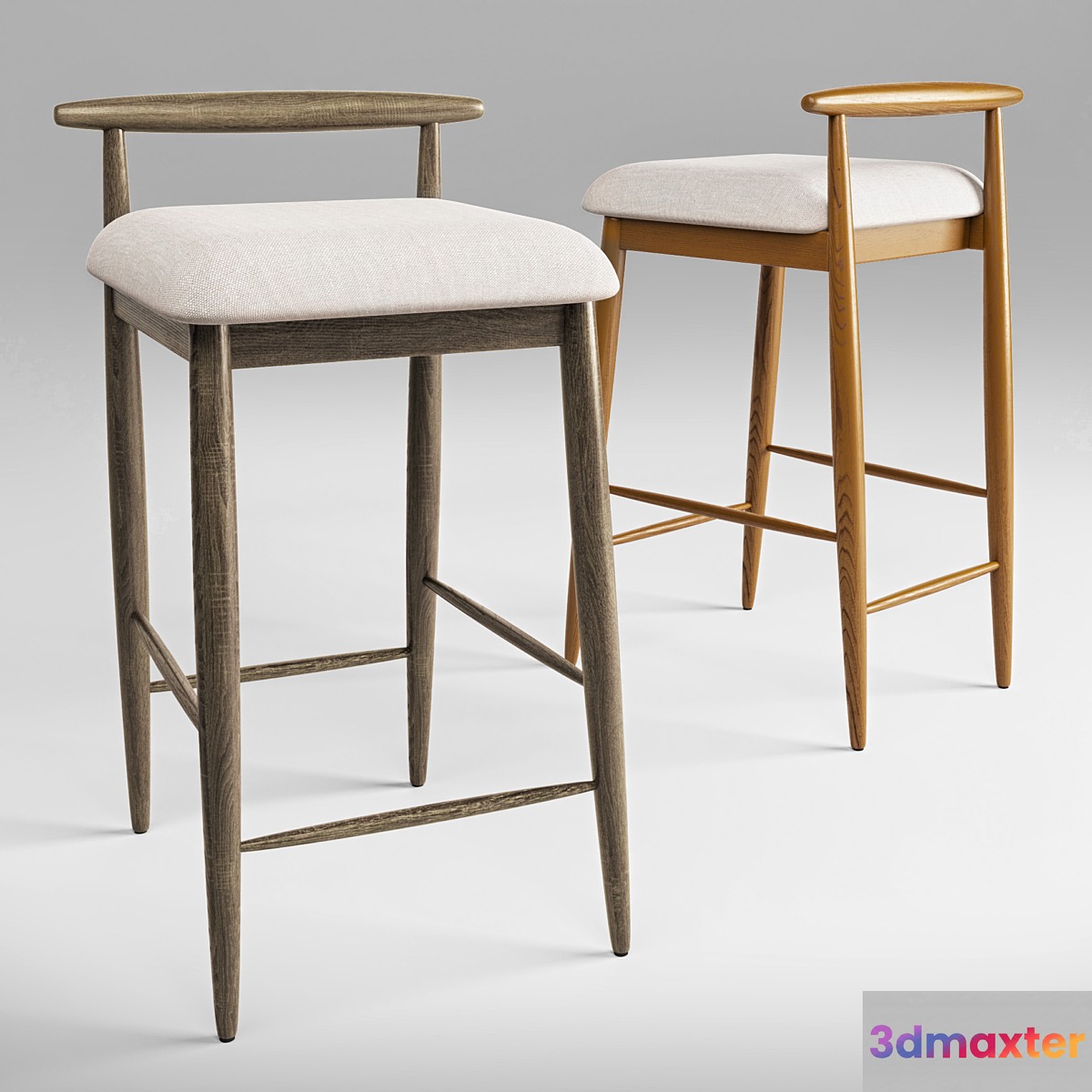 West Elm Framework Counter Stool 3D Max
