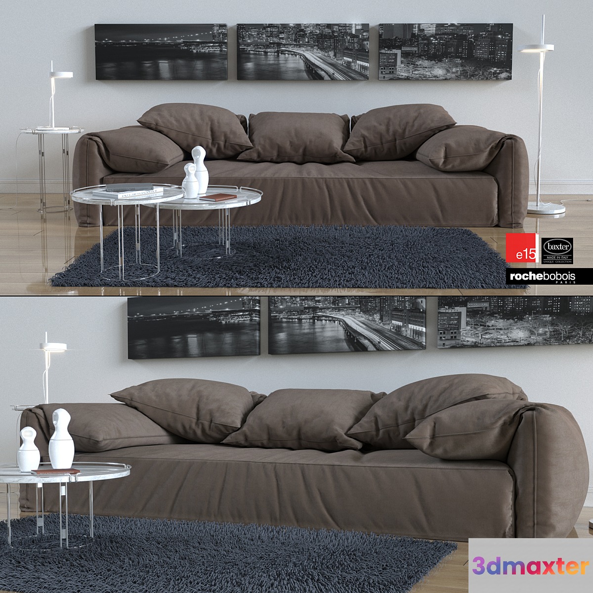 Sofa Baxter CASABLANCA 3D Max