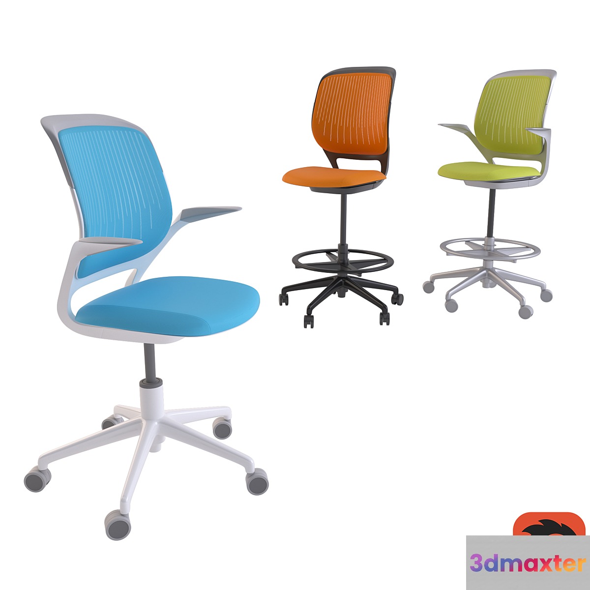 SteelCase Cobi Office Chair 3D Max