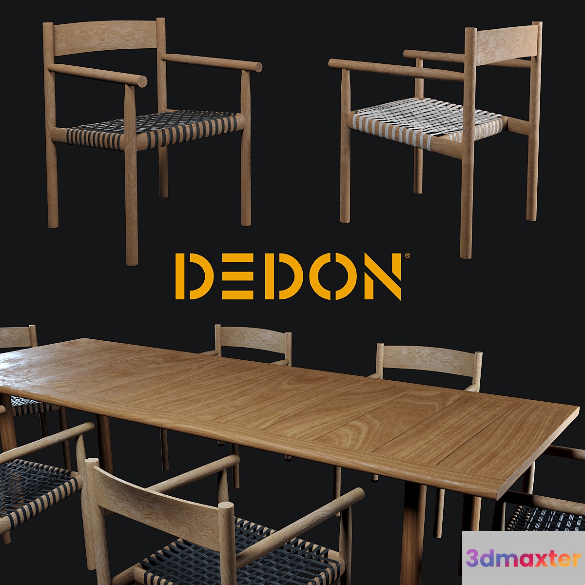 Table and chair Tibbo Dedon - No.2