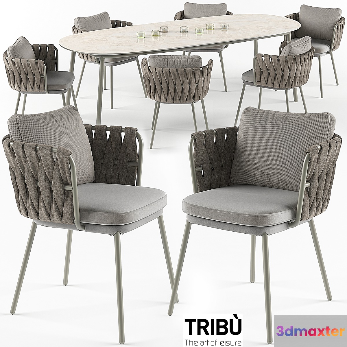 Tosca table & armchair set - No.3