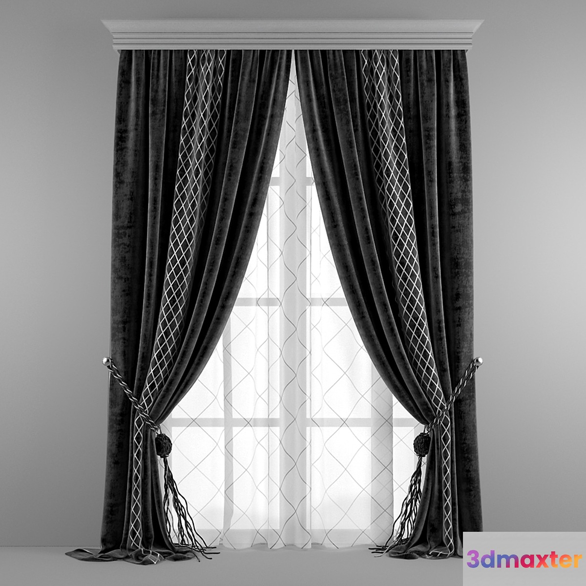 curtain optical 3D Max