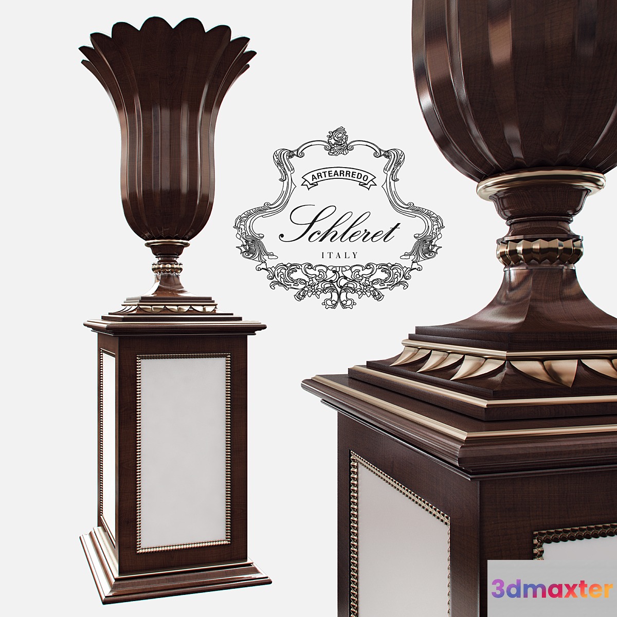 Vase ARTEARREDO by Shleret BIARRITZ 3D Max
